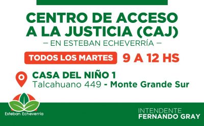 CONTINÚAN LOS OPERATIVOS DEL CENTRO DE ACCESO A LA JUSTICIA