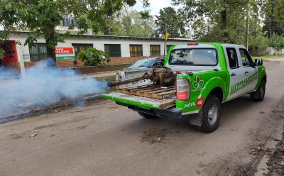 AVANZAN LAS TAREAS DE FUMIGACIÓN EN 9 DE ABRIL