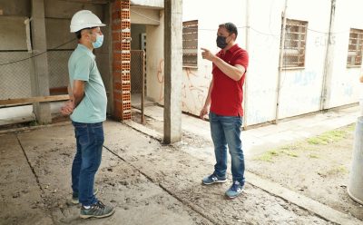 FERNANDO GRAY RECORRIÓ LA UNIDAD SANITARIA N° 13