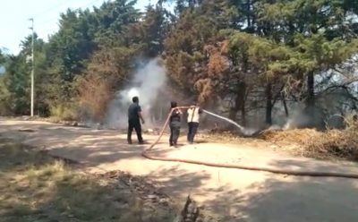 BOMBEROS VOLUNTARIOS JUNTO AL EQUIPO MUNICIPAL LOGRARON APAGAR TRES NUEVOS FOCOS DE INCENDIO
