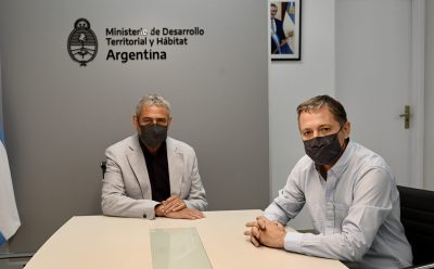 FERNANDO GRAY SE REUNIÓ CON EL MINISTRO JORGE FERRARESI