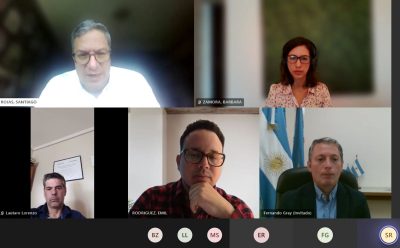 FERNANDO GRAY SE REUNIÓ CON EL REPRESENTANTE EN ARGENTINA DE CAF