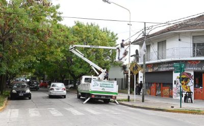 EL MUNICIPIO INCORPORÓ CÁMARAS DE SEGURIDAD EN SIETE PUNTOS DE MONTE GRANDE