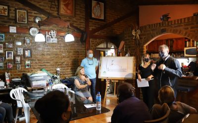 FERNANDO GRAY SE REUNIÓ CON VECINAS Y VECINOS POR OBRAS EN LA RED CLOACAL DE MONTE CHICO