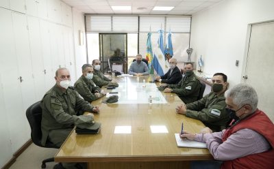 FERNANDO GRAY SE REUNIÓ CON AUTORIDADESDE GENDARMERÍA NACIONAL 
