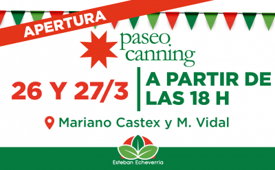 PRIMERA EDICIÓN DE PASEO CANNING