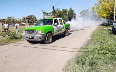 EL MUNICIPIO REALIZA TAREAS DE FUMIGACIÓN PARA PREVENIR ENFERMEDADES VIRALES