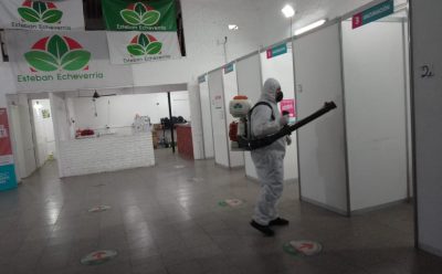 EL MUNICIPIO AVANZA CON TAREAS DE FUMIGACIÓN Y DESINFECCIÓN EN DISTINTOS PUNTOS DEL DISTRITO