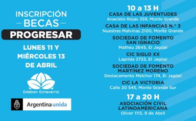 INSCRIPCIÓN A LAS BECAS PROGRESAR