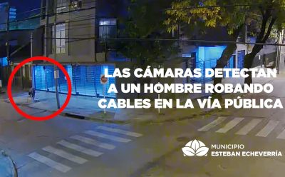 DETUVIERON A UN HOMBRE POR ROBAR CABLES DE FIBRA ÓPTICAEN MONTE GRANDE