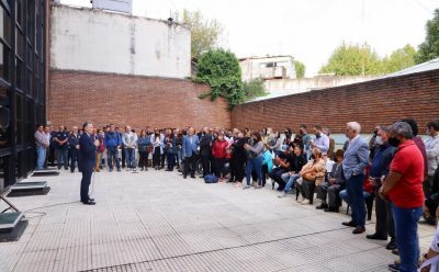 FERNANDO GRAY EN EL ACTO DE APERTURA POR LOS 109 AÑOS DEL MUNICIPIO