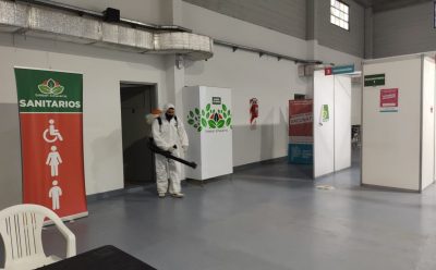 CONTINÚAN LAS TAREAS DE DESINFECCIÓN EN ESTEBAN ECHEVERRÍA