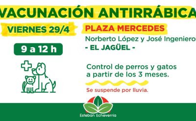 SEMANA DEL ANIMAL: CONTINÚAN LOS OPERATIVOS DE CONTROL Y VACUNACIÓN ANTIRRÁBICA PARA PERROS Y GATOS