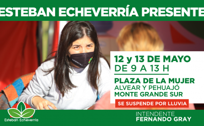 NUEVA JORNADA DE ESTEBAN ECHEVERRÍA PRESENTE EN MONTE GRANDE SUR