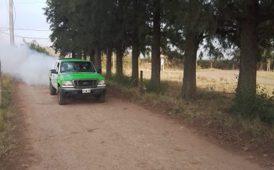 OPERATIVOS DE DESINFECCIÓN Y FUMIGACIÓN EN EL MUNICIPIO