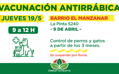OPERATIVO DE VACUNACIÓN ANTIRRÁBICA Y CONTROL VETERINARIO