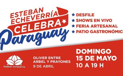 LLEGA ESTEBAN ECHEVERRÍA CELEBRA PARAGUAY