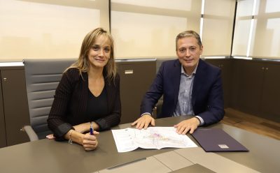 FERNANDO GRAY SE REUNIÓ CON LA PRESIDENTA DE AYSA, MALENA GALMARINI