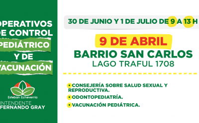 OPERATIVOS DE SALUD EN 9 DE ABRIL