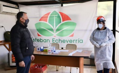 FERNANDO GRAY VISITÓ EL CENTRO DE TESTEO DE COVID-19 DE LA CASA DE LAS JUVENTUDES