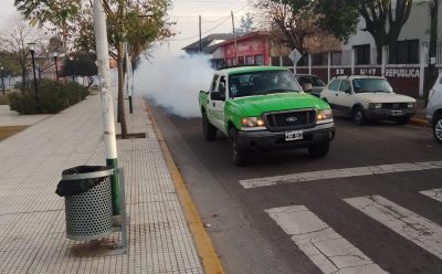 TAREAS DE FUMIGACIÓN EN EL JAGÜEL