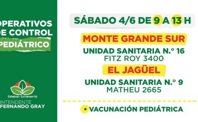 NUEVOS OPERATIVOS DE CONTROL PEDIÁTRICO Y VACUNACIÓN