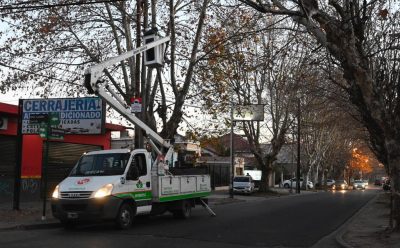 EL MUNICIPIO INCORPORÓ NUEVAS CÁMARAS DE SEGURIDAD EN MONTE GRANDE CENTRO