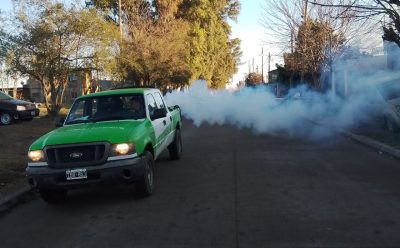 TAREAS DE FUMIGACIÓN EN 9 DE ABRIL Y EL JAGÜEL