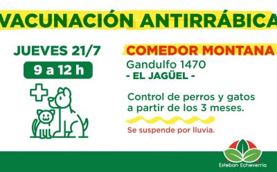 VACUNACIÓN ANTIRRÁBICA Y CONTROL VETERINARIO EN EL JAGÜEL
