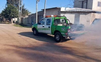 OPERATIVO DE FUMIGACIÓN EN 9 DE ABRIL
