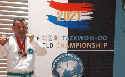 VECINO DE 9 DE ABRIL ES CAMPEÓN MUNDIAL DE TAEKWONDO ADAPTADO