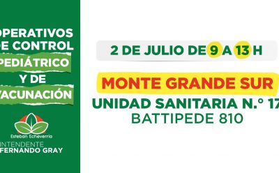 CONTINÚAN LOS CONTROLES MÉDICOS PARA NIÑAS Y NIÑOS