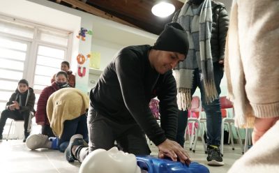 TALLER DE RCP PARA PROFESIONALES DEL CAI EL MANZANAR Y FAMILIAS DE LA INSTITUCIÓN