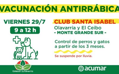 OPERATIVO DE CONTROL VETERINARIO EN MONTE GRANDE SUR