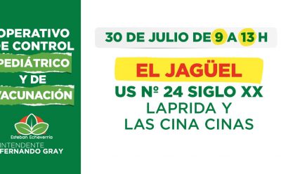 JORNADA DE CONTROLES PEDIÁTRICOS EN EL JAGÜEL