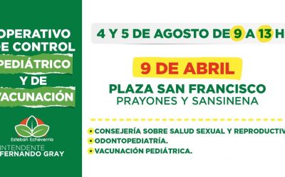 NUEVO OPERATIVO DE SALUD EN 9 DE ABRIL