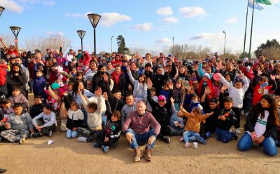 FERNANDO GRAY PARTICIPÓ JUNTO CON LAS FAMILIAS DE ESTEBAN ECHEVERRÍA DEL MES DE LAS INFANCIAS