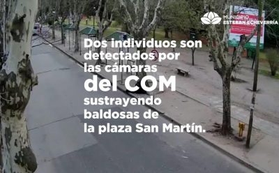 DOS DETENIDOS POR HURTO EN LA PLAZA SAN MARTÍN