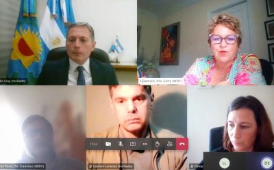 FERNANDO GRAY MANTUVO UN ENCUENTRO CON REPRESENTANTES DE LA ORGANIZACIÓN PANAMERICANA DE LA SALUD