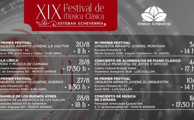 COMIENZA EL XIX FESTIVAL DE MÚSICA CLÁSICA DE ESTEBAN ECHEVERRÍA