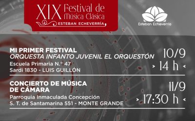 ÚLTIMAS FUNCIONES DEL XIX FESTIVAL DE MÚSICA CLÁSICA
