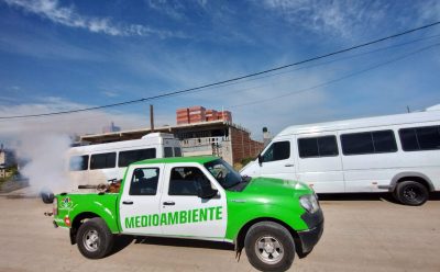 FUMIGACIÓN EN MONTE GRANDE SUR