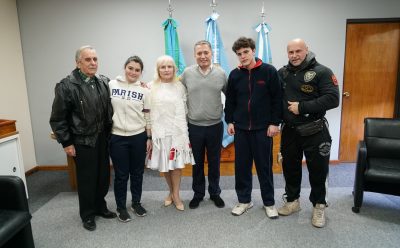 FERNANDO GRAY DISTINGUIÓ CON EL TÍTULO DE CIUDADANA ILUSTRE A LA VECINA EDITH MIRANDE