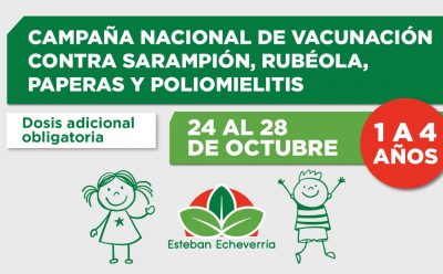 CAMPAÑA NACIONAL DE VACUNACIÓN DEL 24 AL 28 DE OCTUBRE