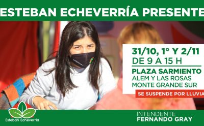 EL MUNICIPIO REALIZARÁ UN NUEVO OPERATIVO DE ESTEBAN ECHEVERRÍA PRESENTE Y DE DOCUMENTACIÓN EN MONTE GRANDE