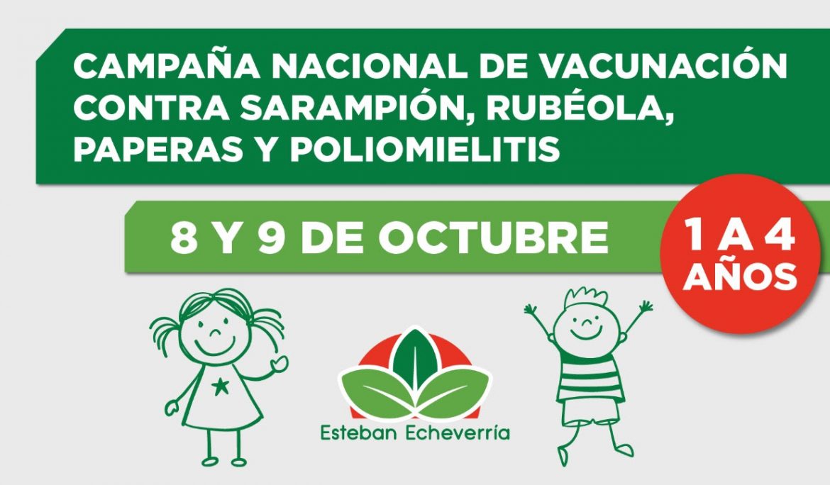 ESTE FIN DE SEMANA CONTINÚA LA CAMPAÑA NACIONAL DE VACUNACIÓN PARA NIÑAS Y NIÑOS