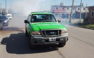 TAREAS DE FUMIGACIÓN EN MONTE GRANDE