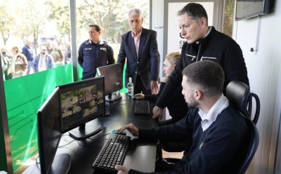 FERNANDO GRAY INAUGURÓ UNA NUEVA SEDE DEL COM EN LUIS GUILLÓN