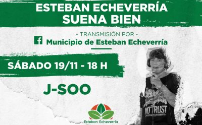 J-SOO SE PRESENTARÁ EN EL CICLO MUSICAL ESTEBAN ECHEVERRÍA SUENA BIEN