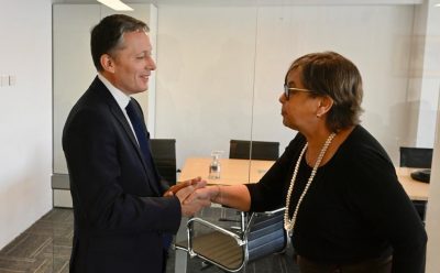 FERNANDO GRAY SE REUNIÓ CON LA PRESIDENTA EJECUTIVA DE FONPLATA